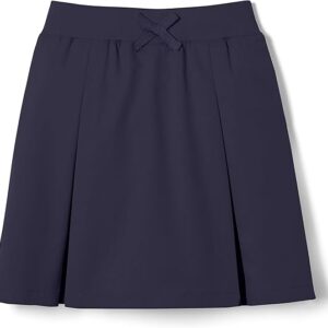 Girls Pull-On Pleated School Skirt