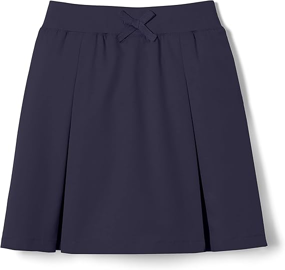Girls Pull-On Pleated School Skirt