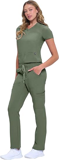 Women’s Stretch Cargo Scrub Set